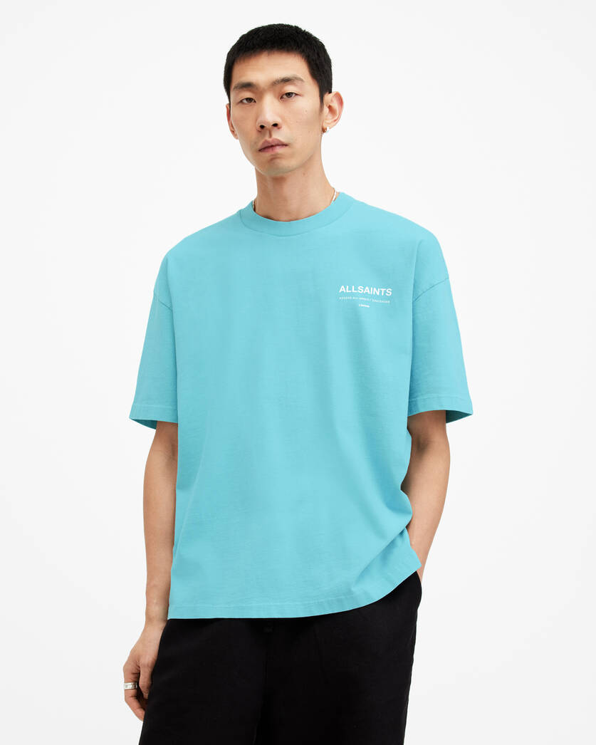 Playera ALLSAINTS Access Oversized Crew Neck