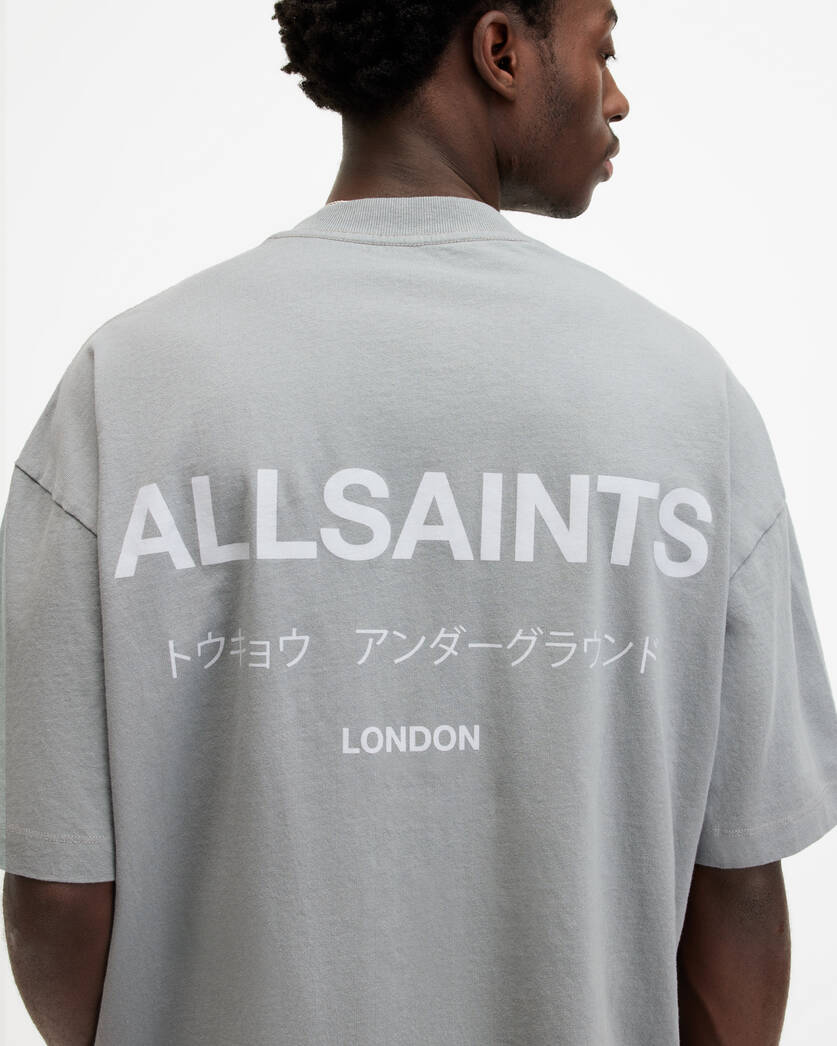 Playera ALLSAINTS Underground Oversized Crew Neck