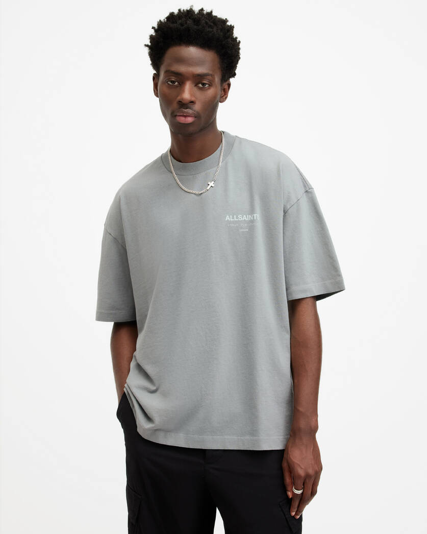 Playera ALLSAINTS Underground Oversized Crew Neck