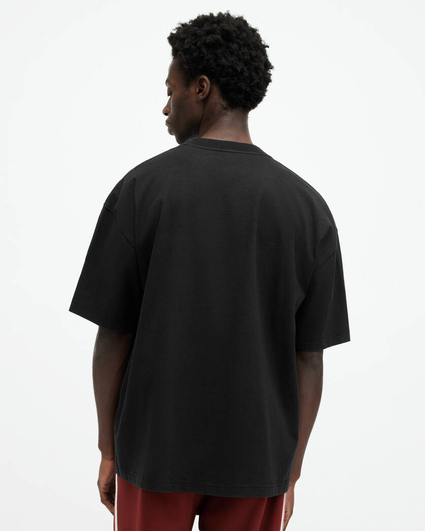Playera ALLSAINTS Biggy Oversized Logo Print