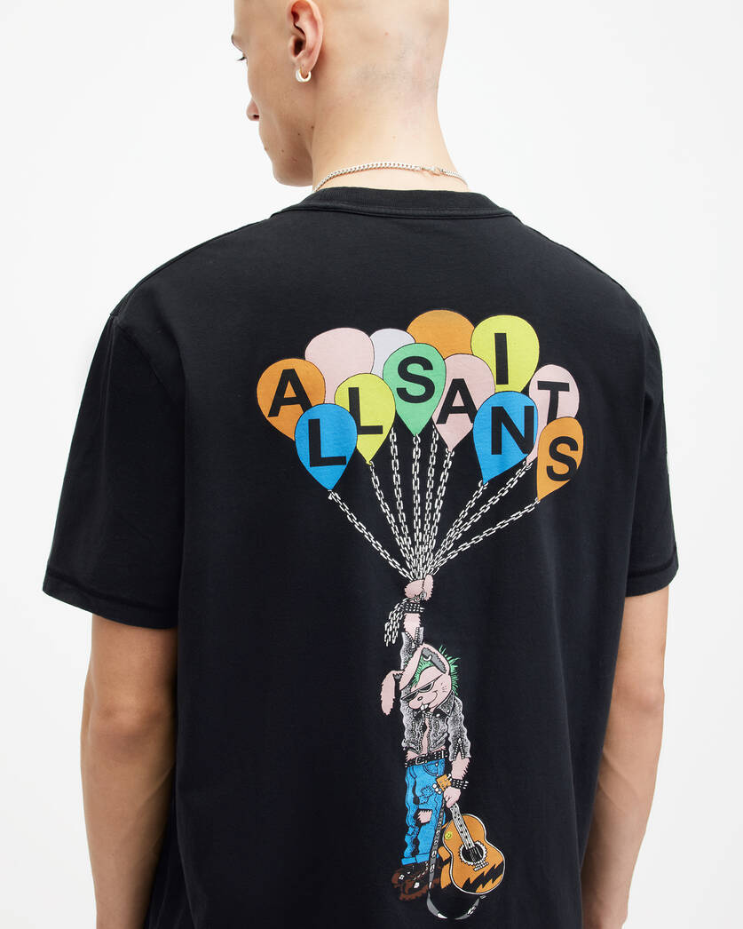 Playera ALLSAINTS Lofty Graphic Print Relaxed