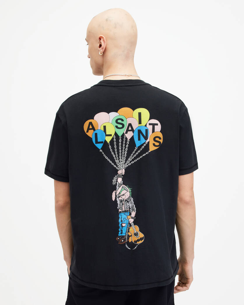 Playera ALLSAINTS Lofty Graphic Print Relaxed
