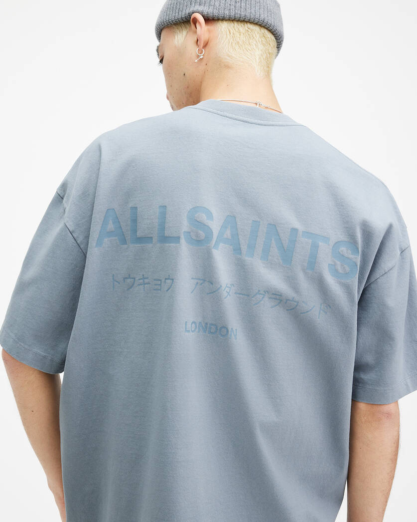 Playera ALLSAINTS Underground Oversized Crew Neck