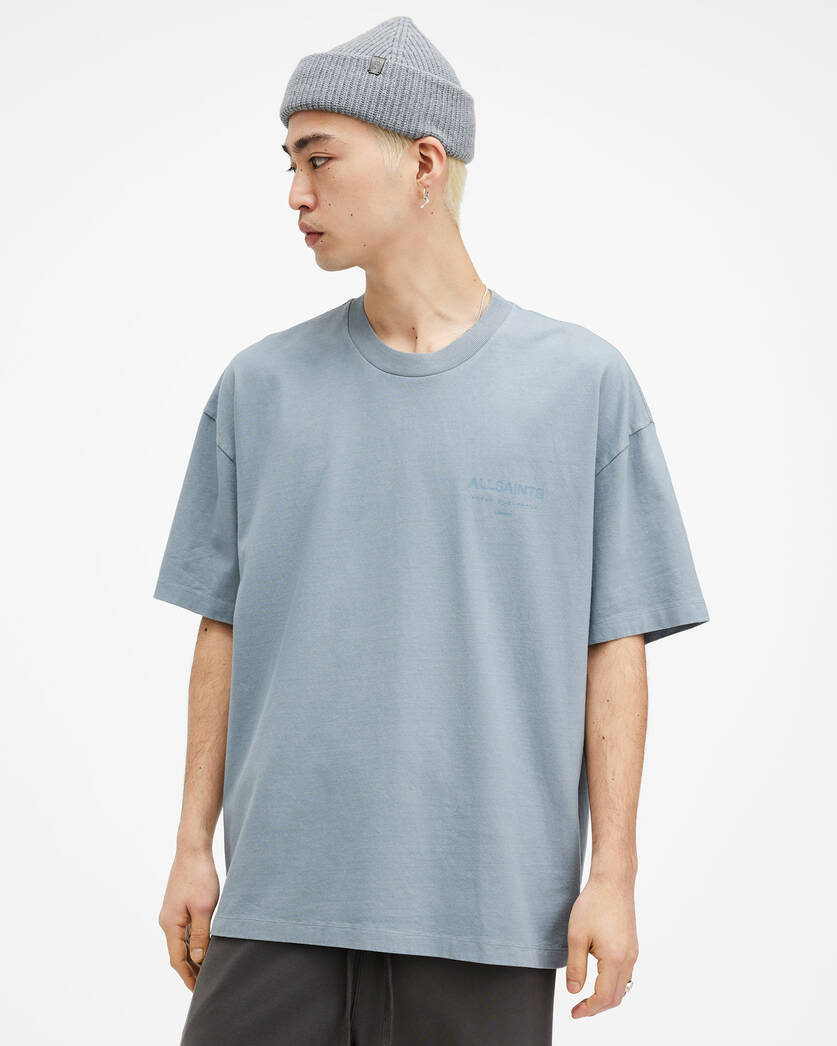 Playera ALLSAINTS Underground Oversized Crew Neck