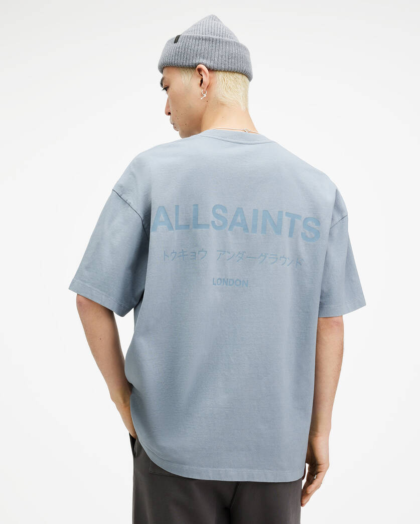 Playera ALLSAINTS Underground Oversized Crew Neck