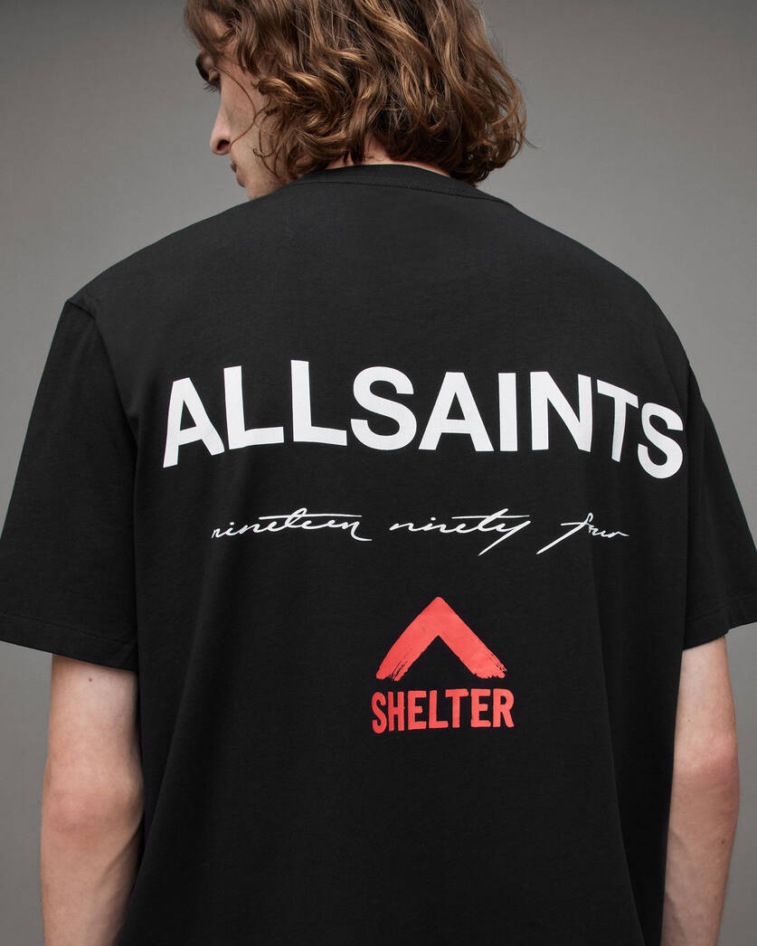 Playera ALLSAINTS Shelter Charity Crew Neck