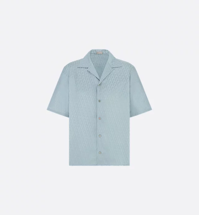 Camisa Dior Oblique de manga corta