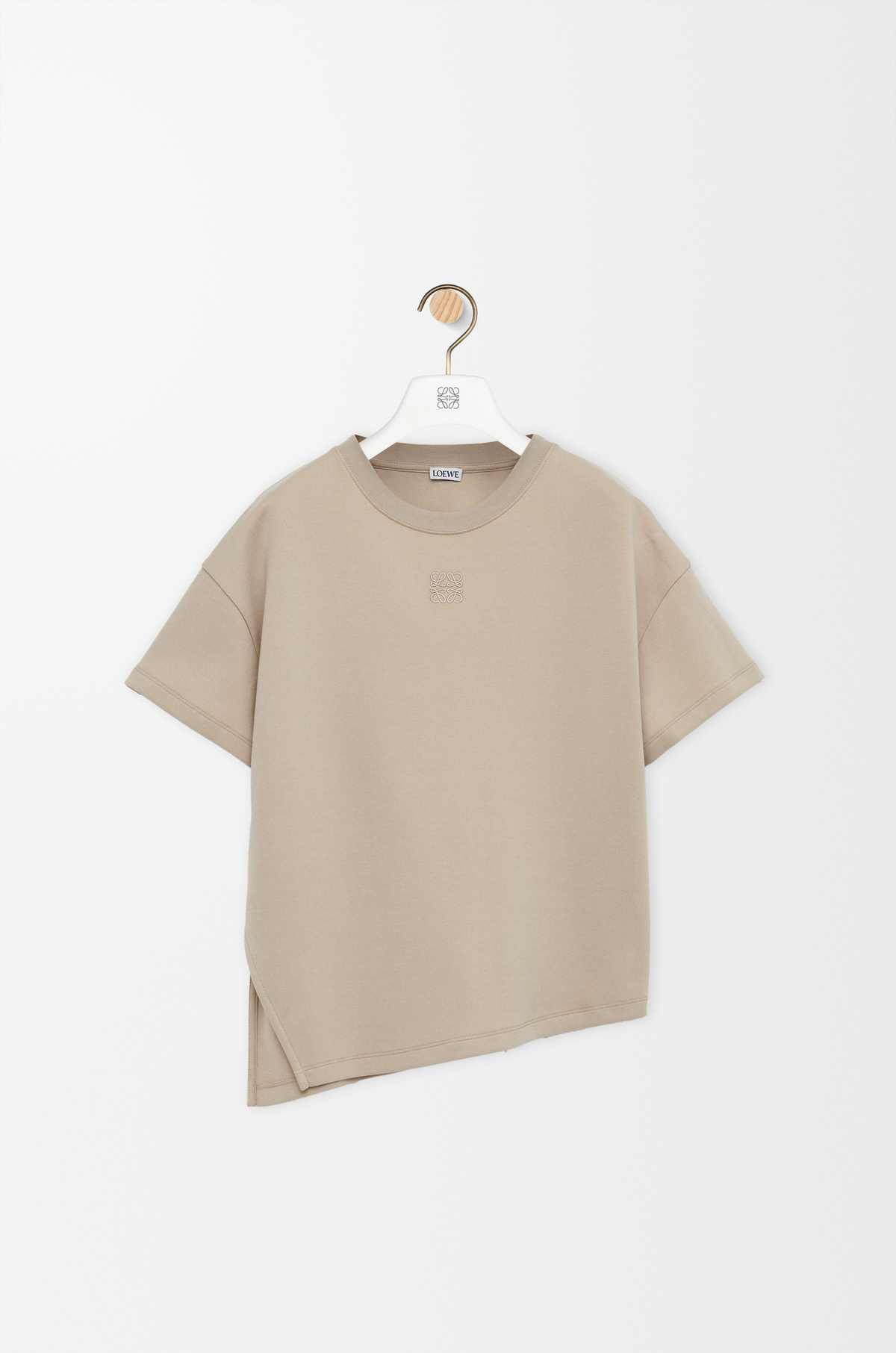 LOEWE Asymmetric t-shirt in cotton blend