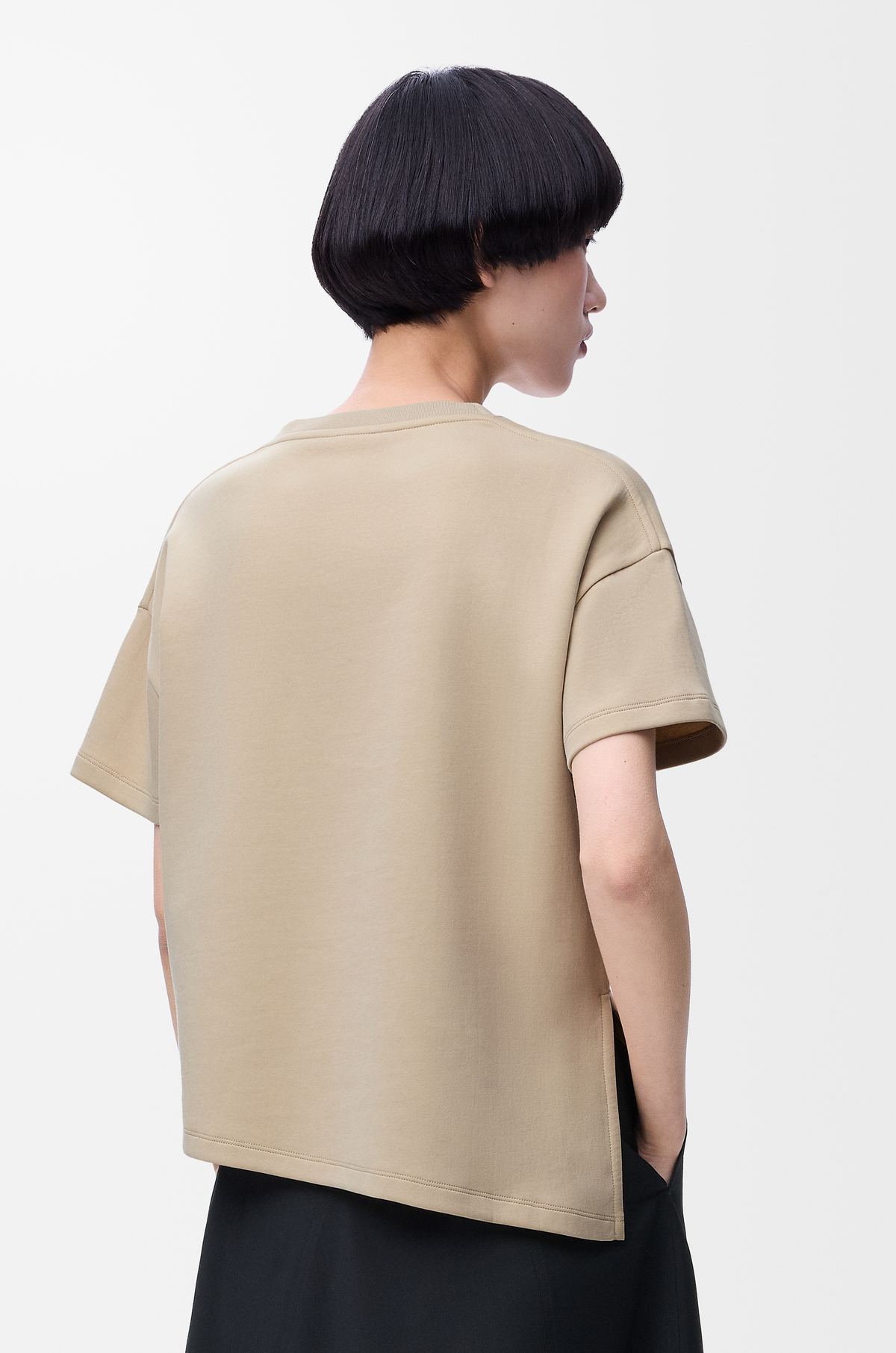LOEWE Asymmetric t-shirt in cotton blend