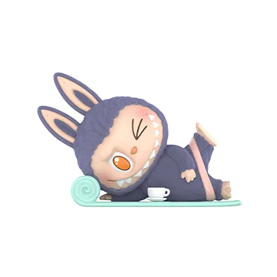 Labubu The Monsters Lazy Yoga Series Figures Sealed Case