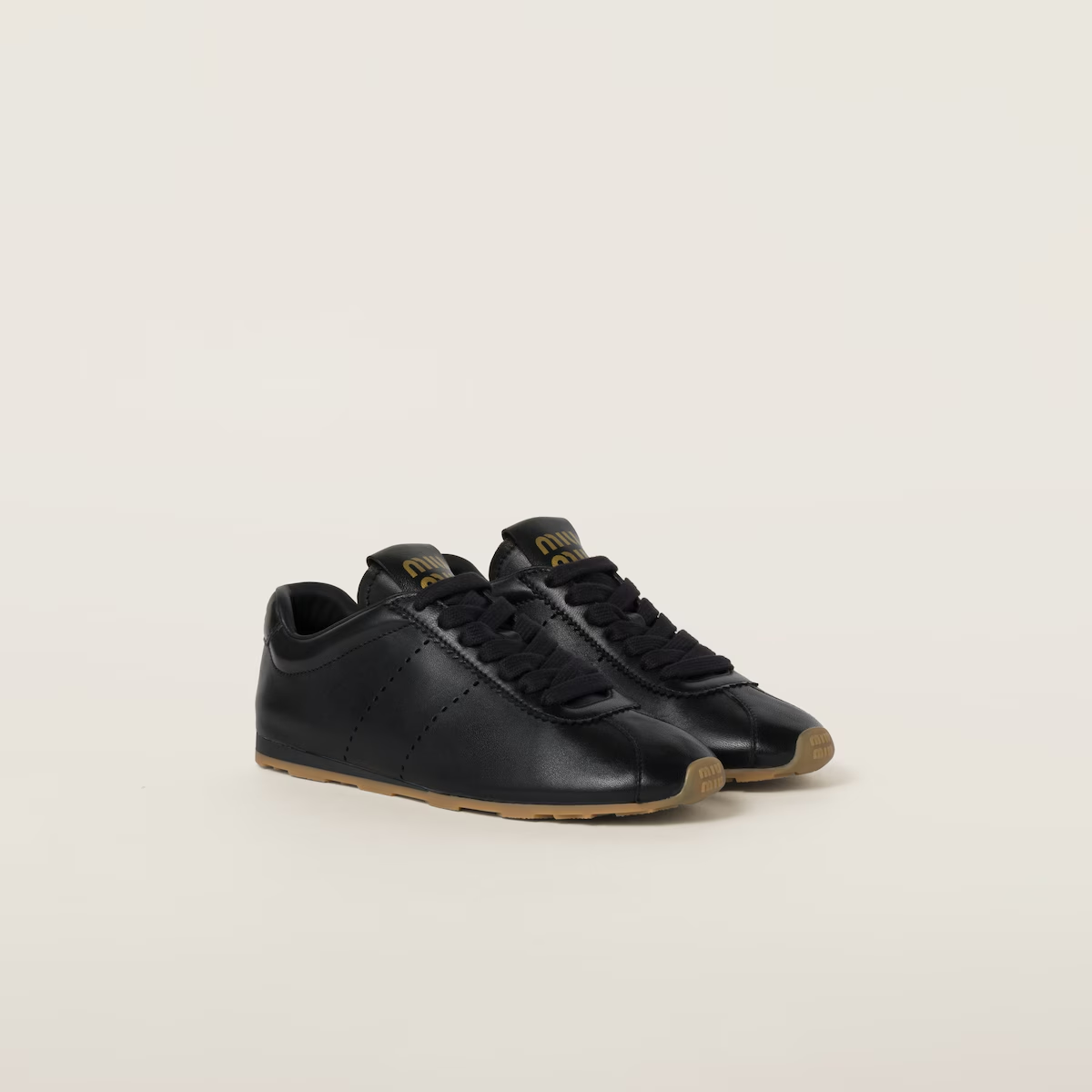 Miu Miu Plume nappa leather sneakers