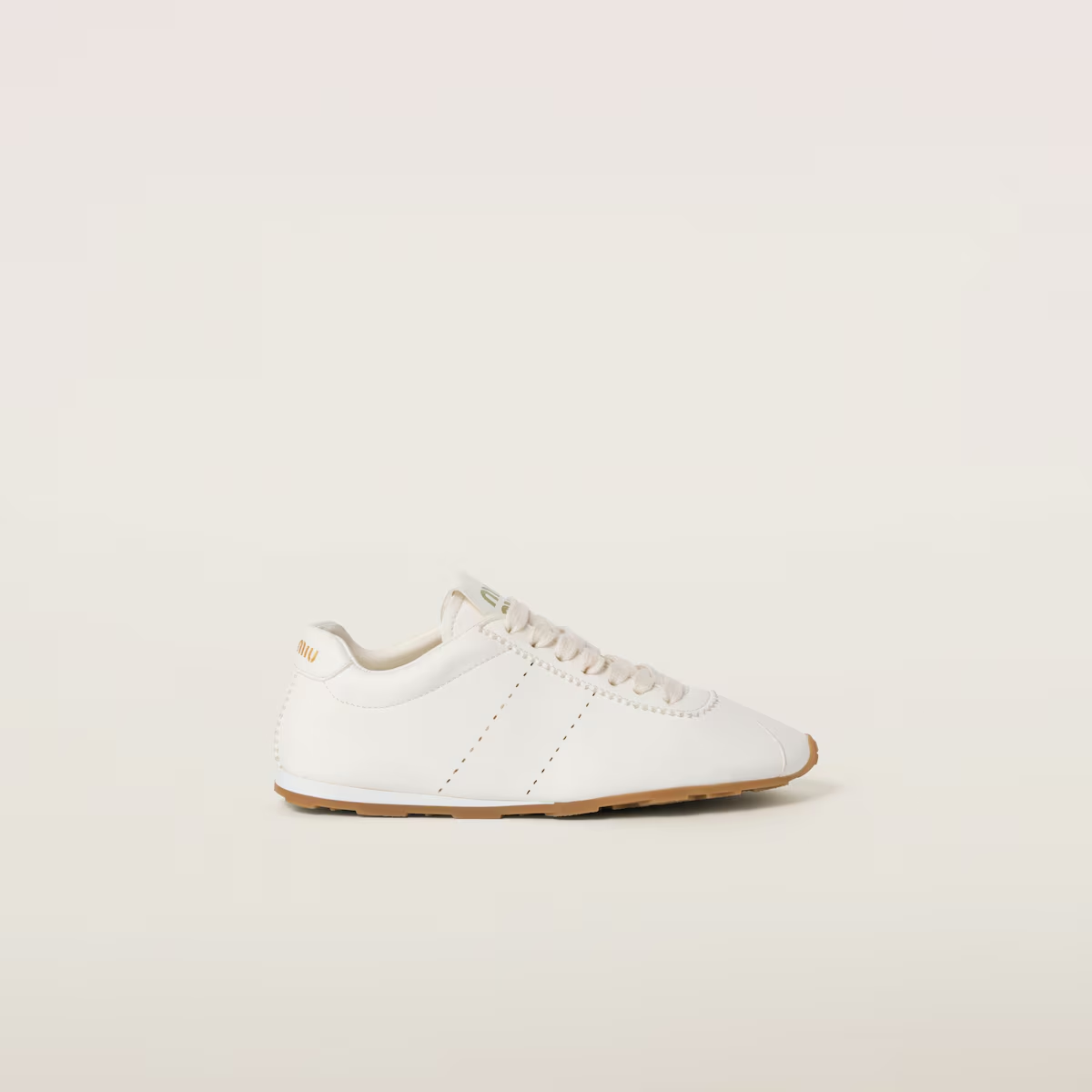 Miu Miu Plume nappa leather sneakers