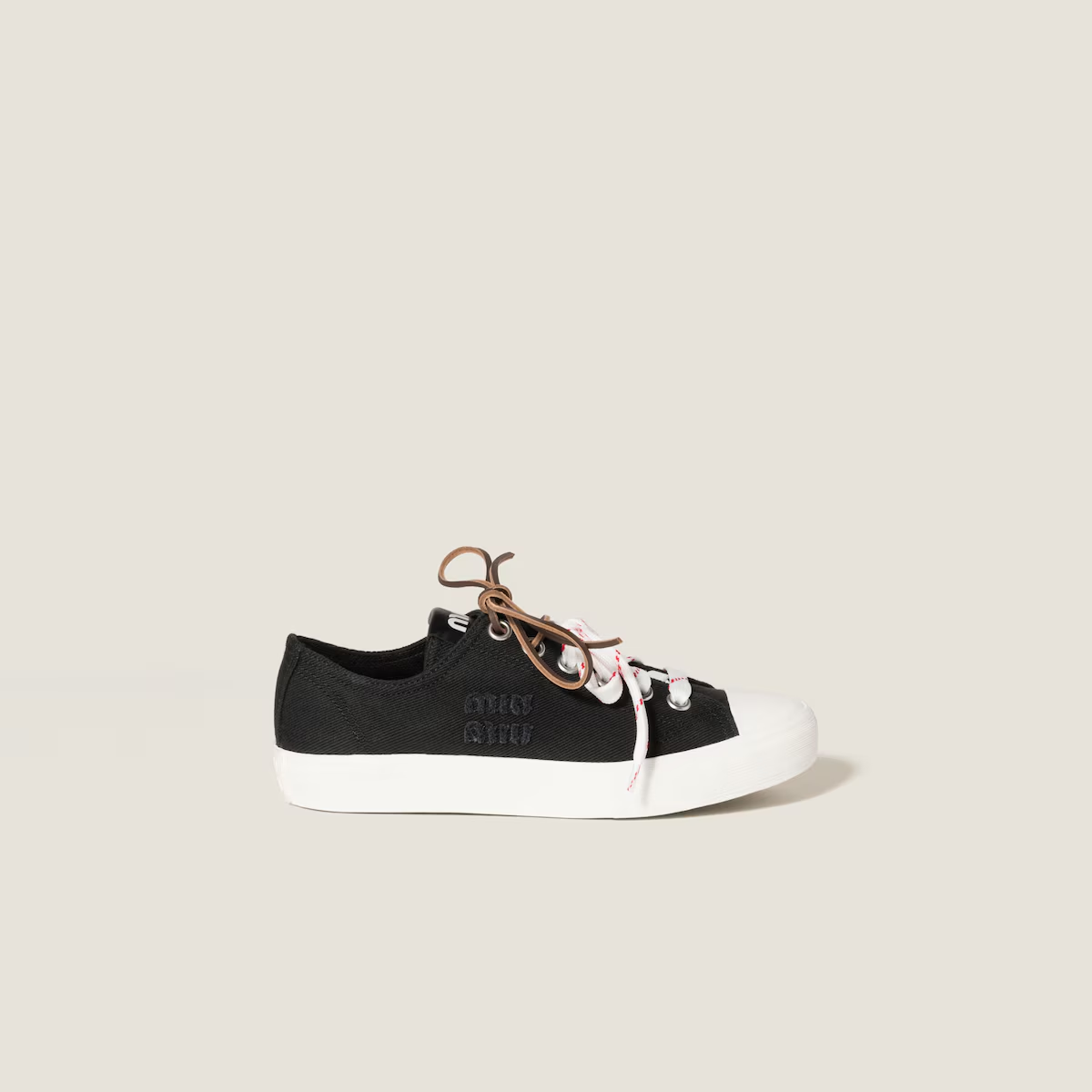 Miu Miu Washed denim sneakers