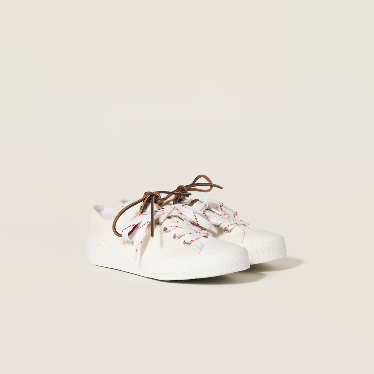 Miu Miu Washed denim sneakers