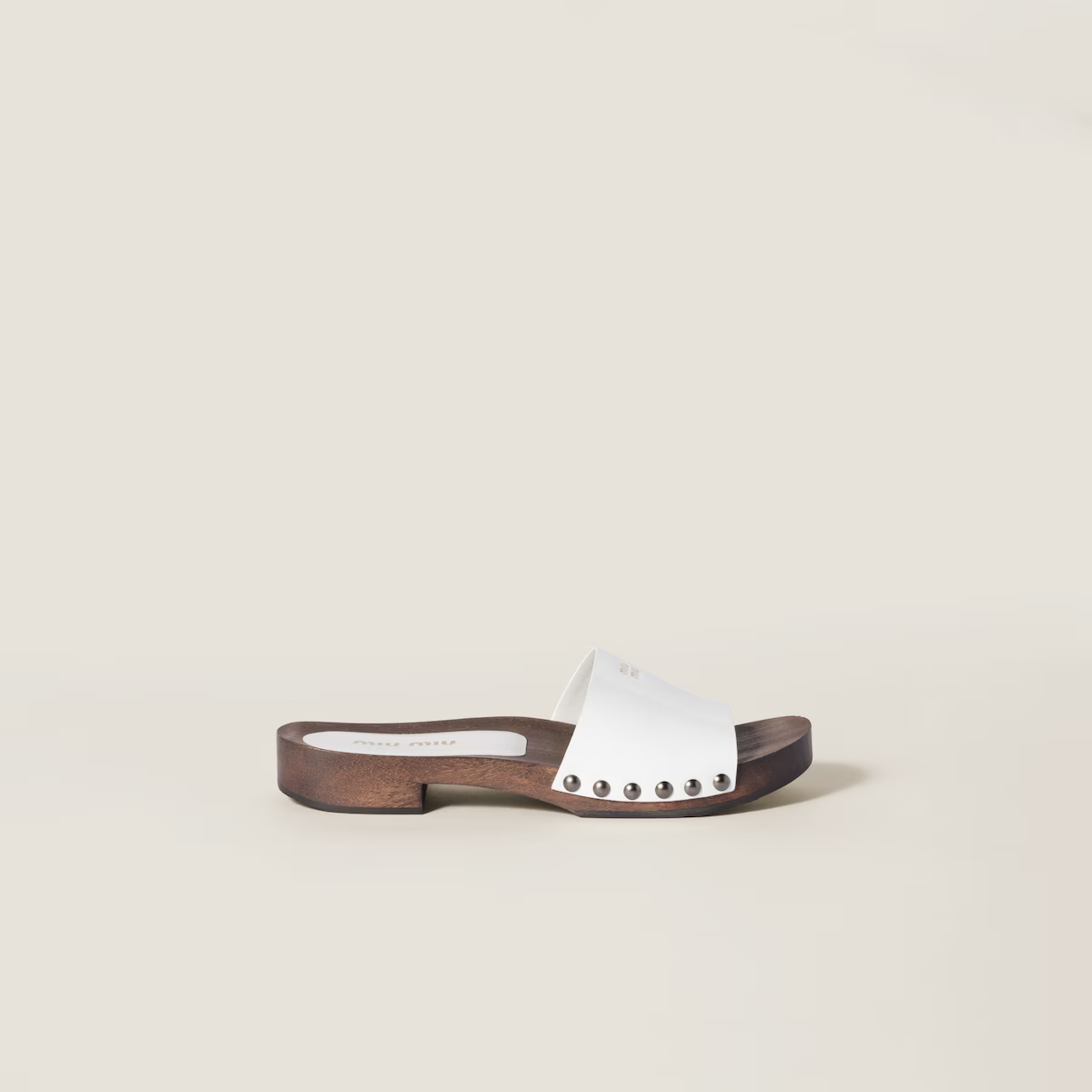 Miu Miu Patent leather clogs