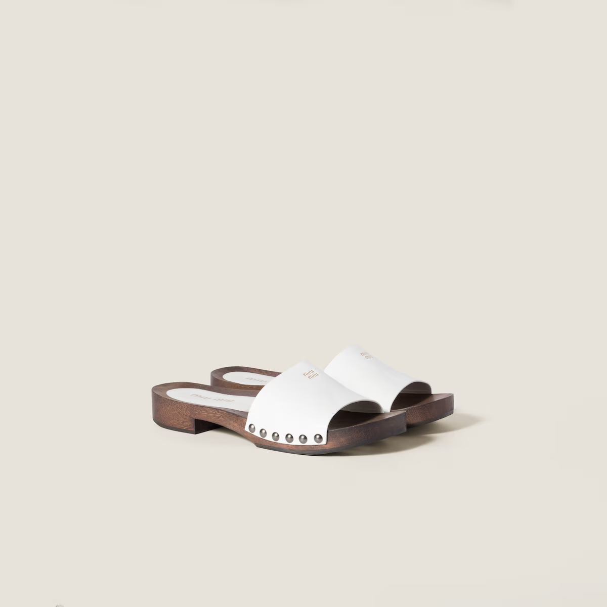 Miu Miu Patent leather clogs