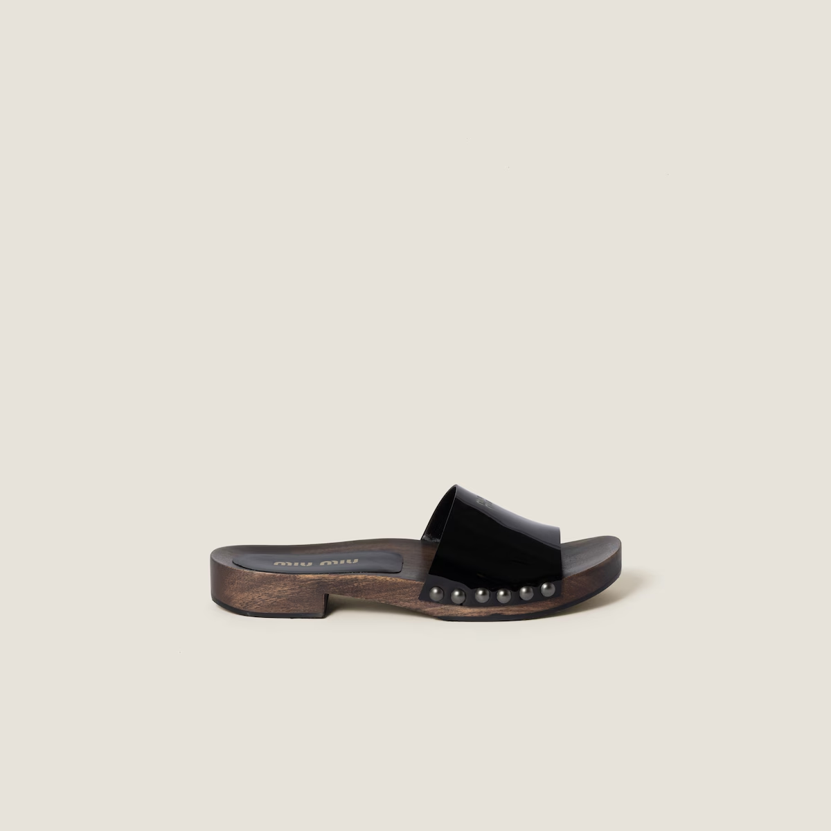 Miu Miu Patent leather clogs