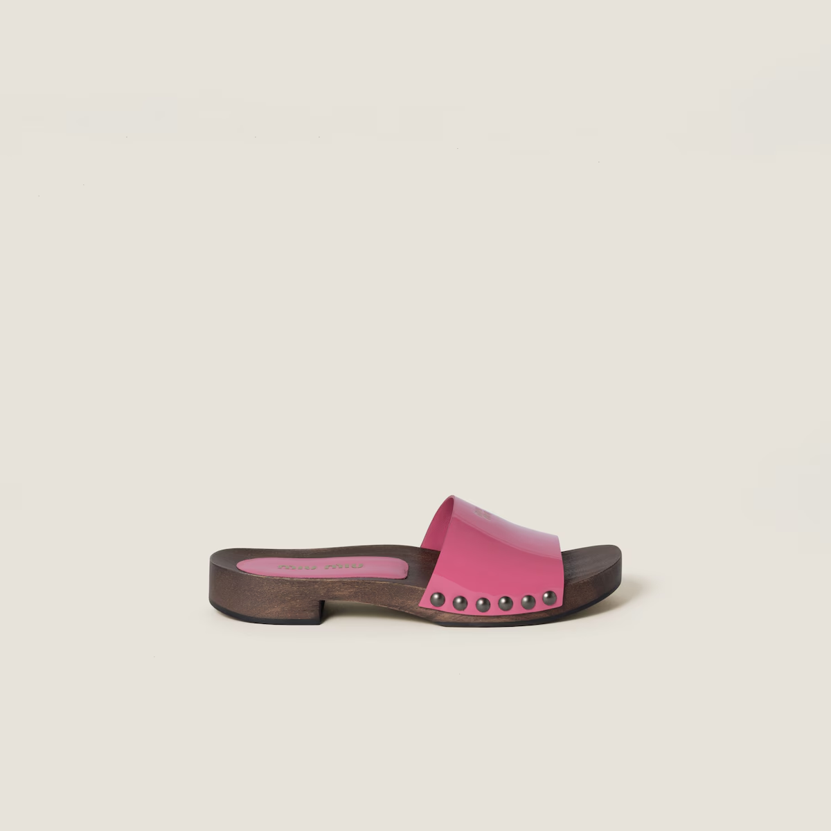 Miu Miu Patent leather clogs