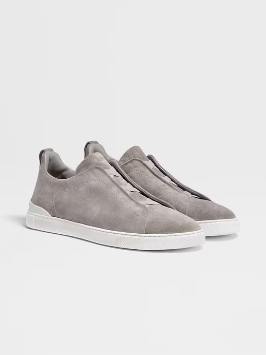 Zapatillas Triple Stitch™ en Ante Gris Mixto