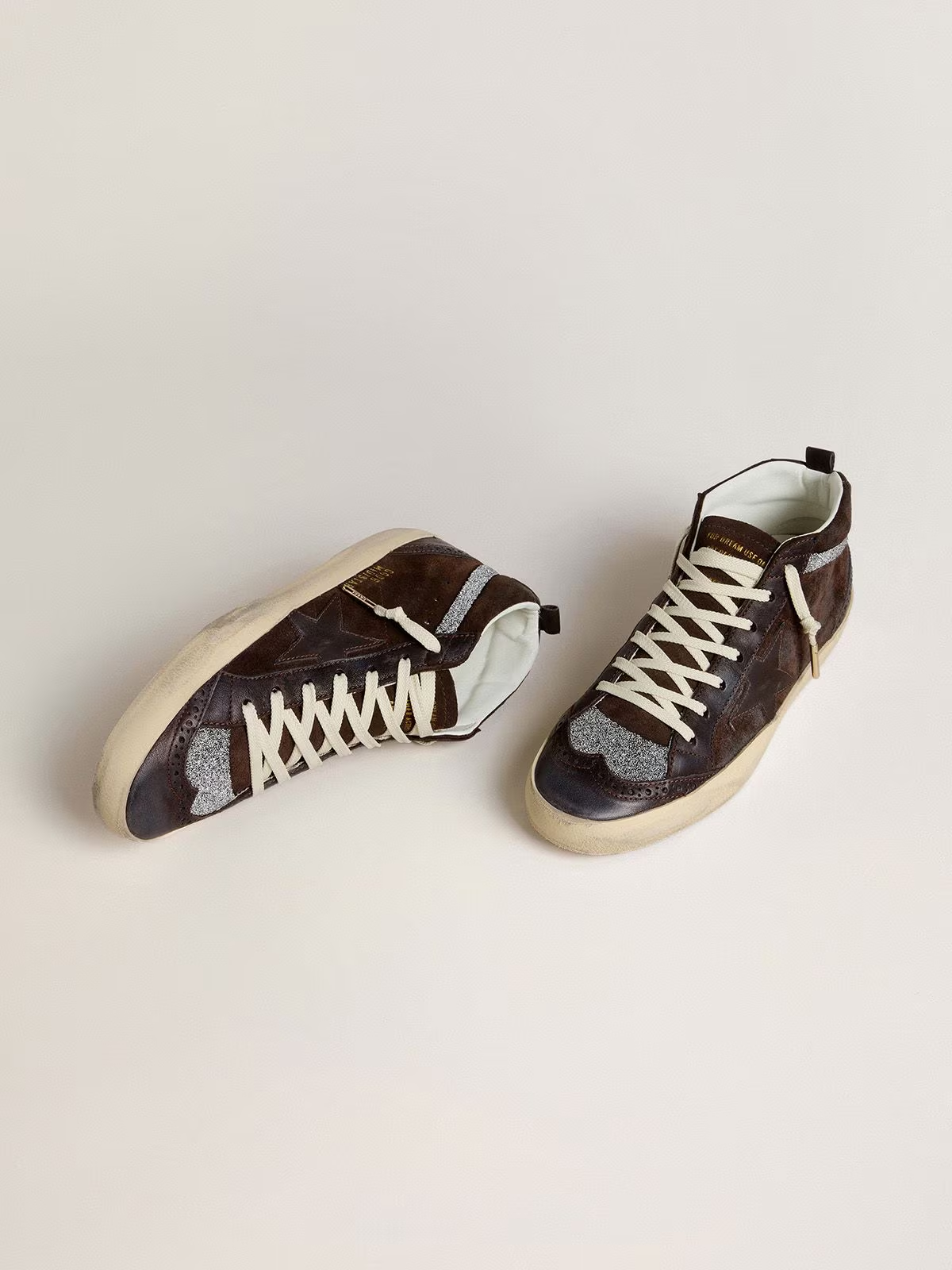 Golden Goose Mid Star con cristales Swarovski