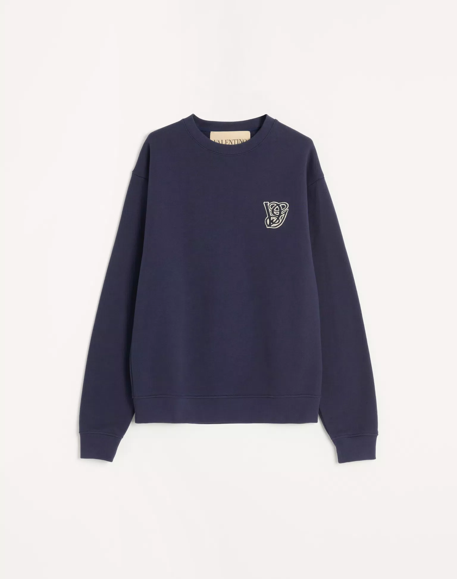 Valentino Cotton Sweatshirt With Vg Patch