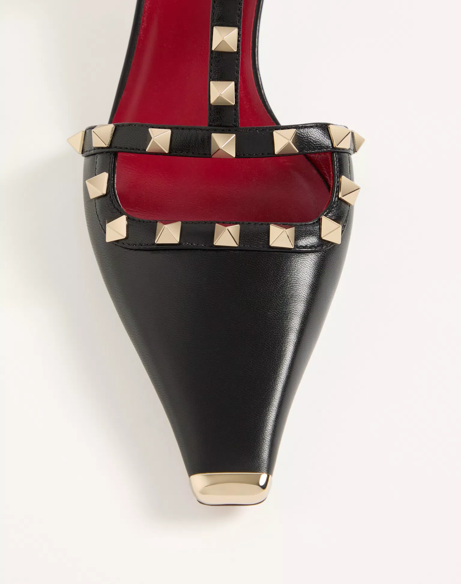 Valentino Rockstud Court Shoes In Kid Leather 40Mm