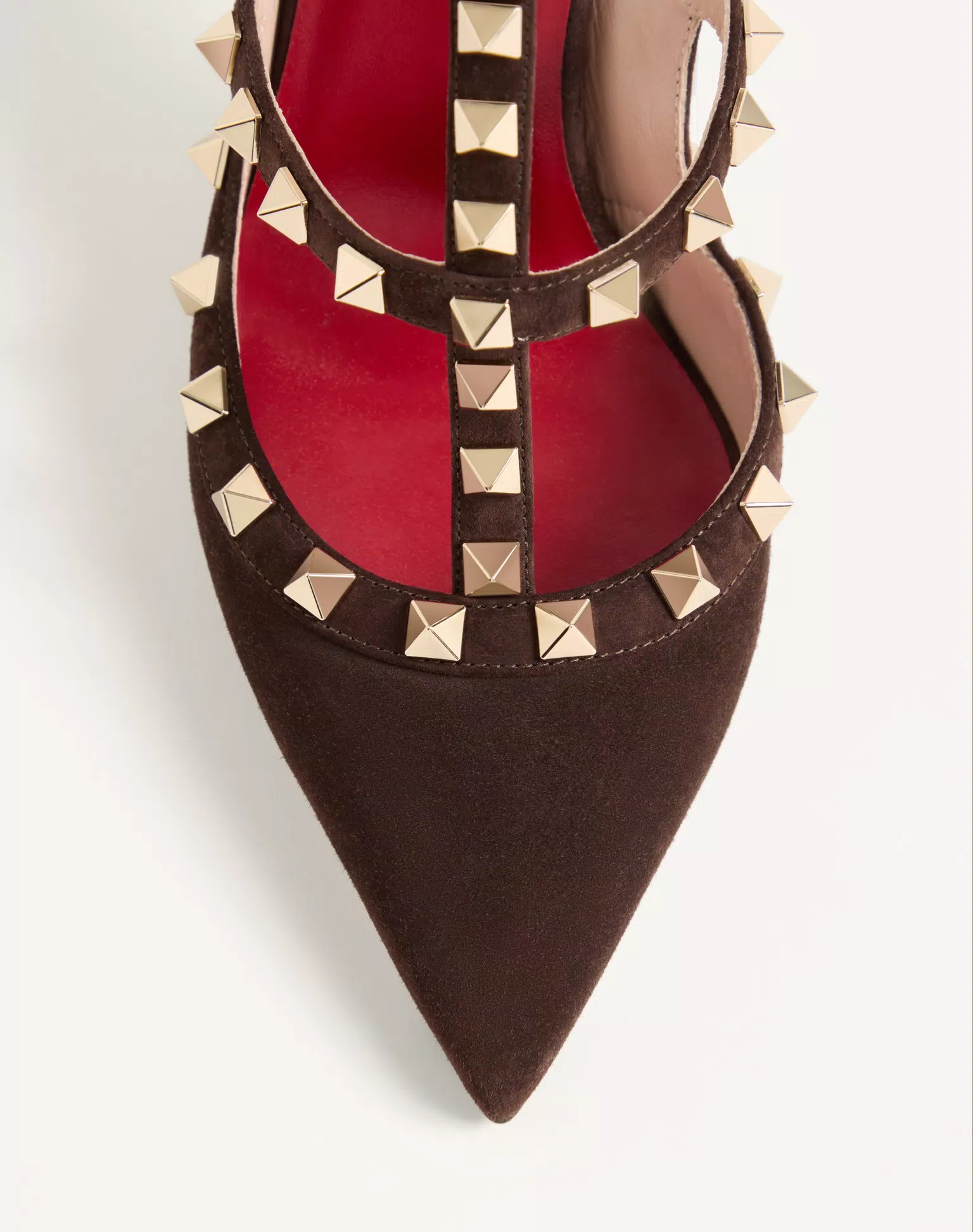 Valentino Rockstud Suede Pumps 100mm