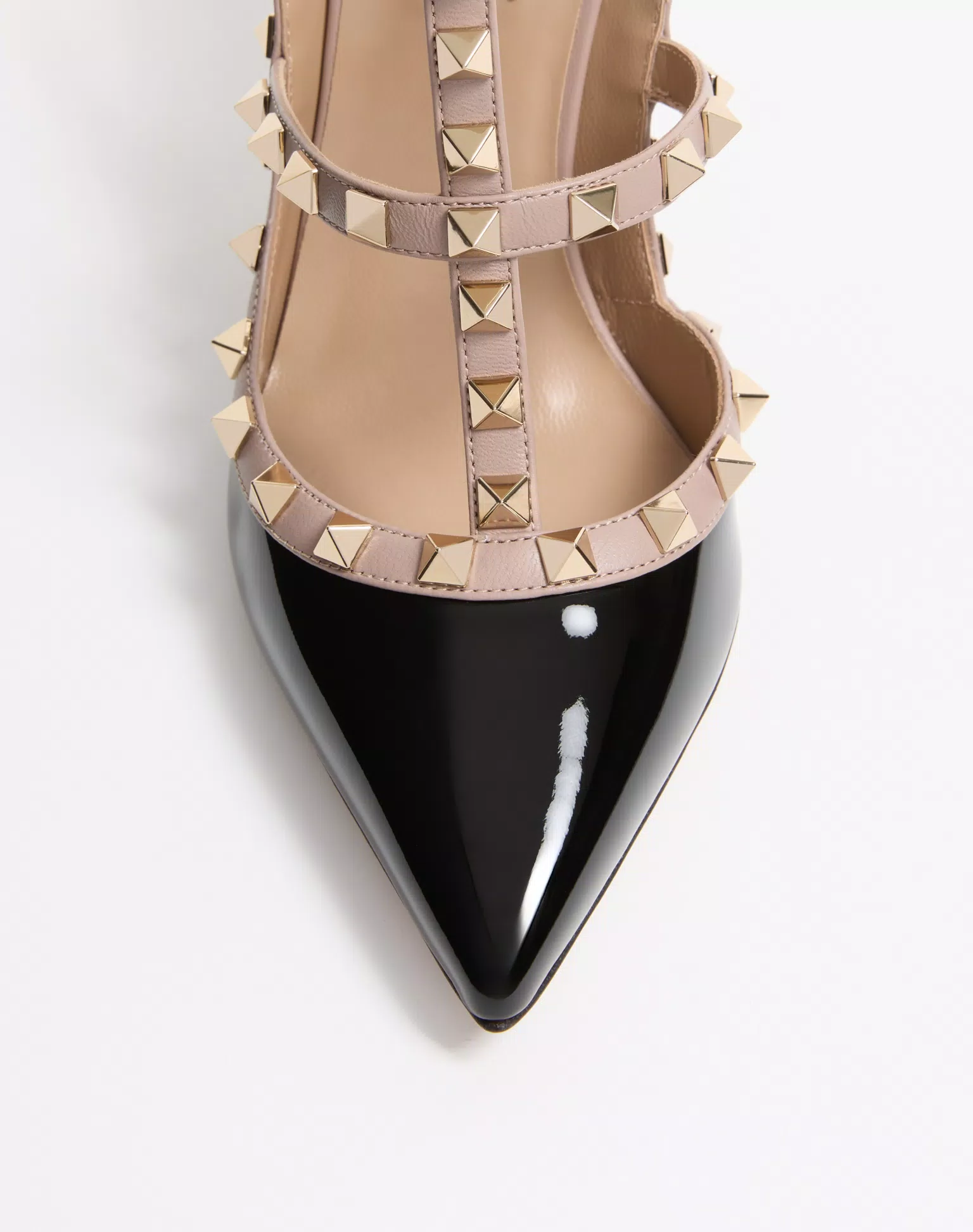 Valentino Patent Rockstud Caged Pump 100Mm