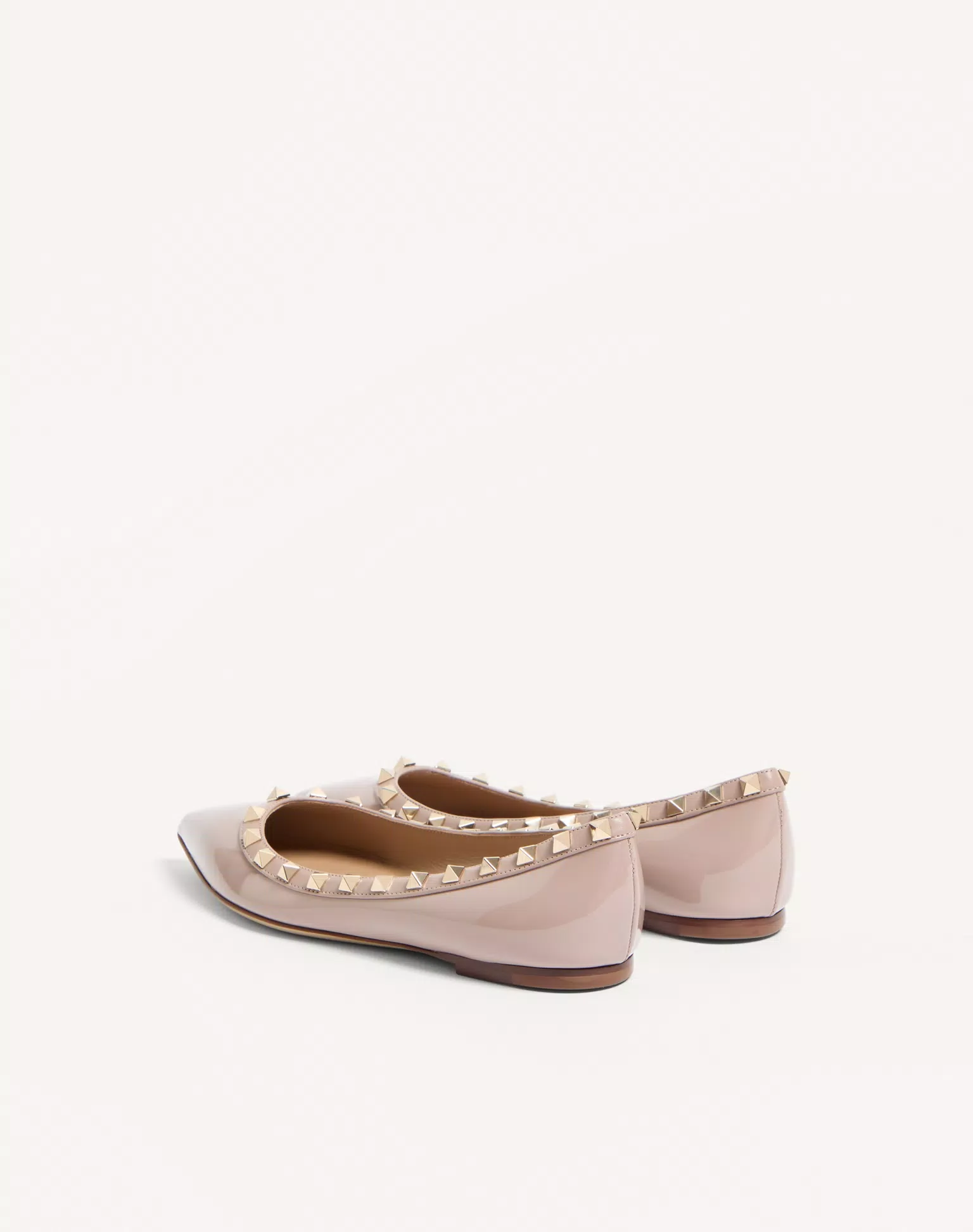 Valentino Patent Rockstud Ballet Flat