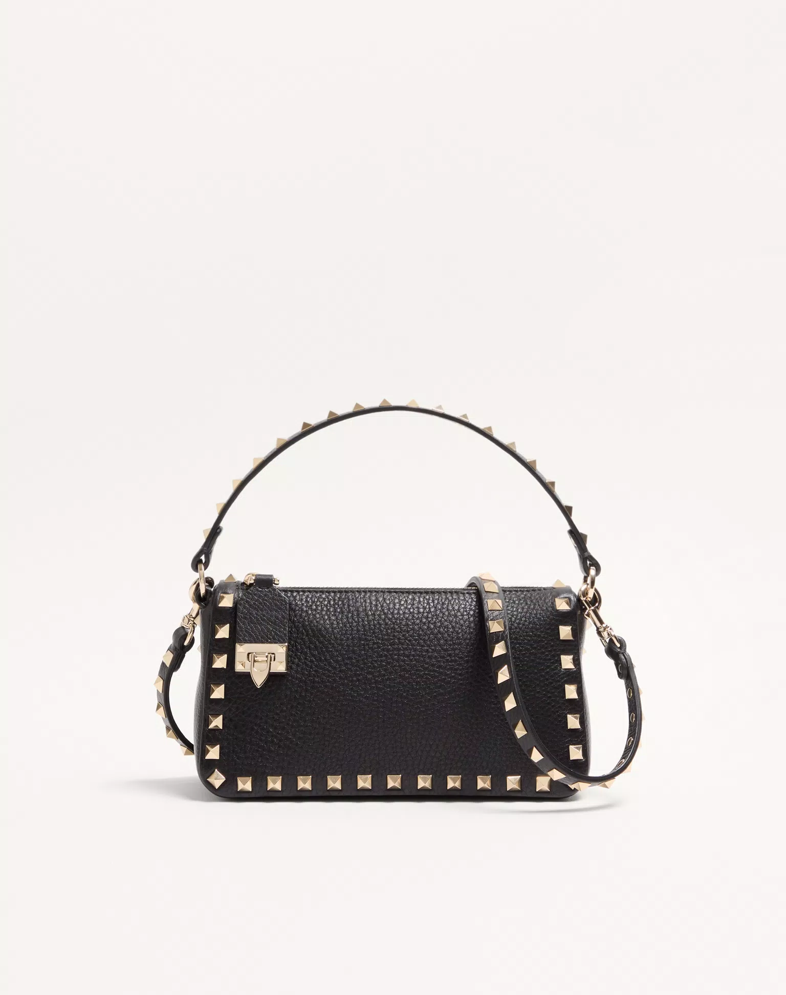 Valentino Small Rockstud Grainy Calfskin Crossbody Bag