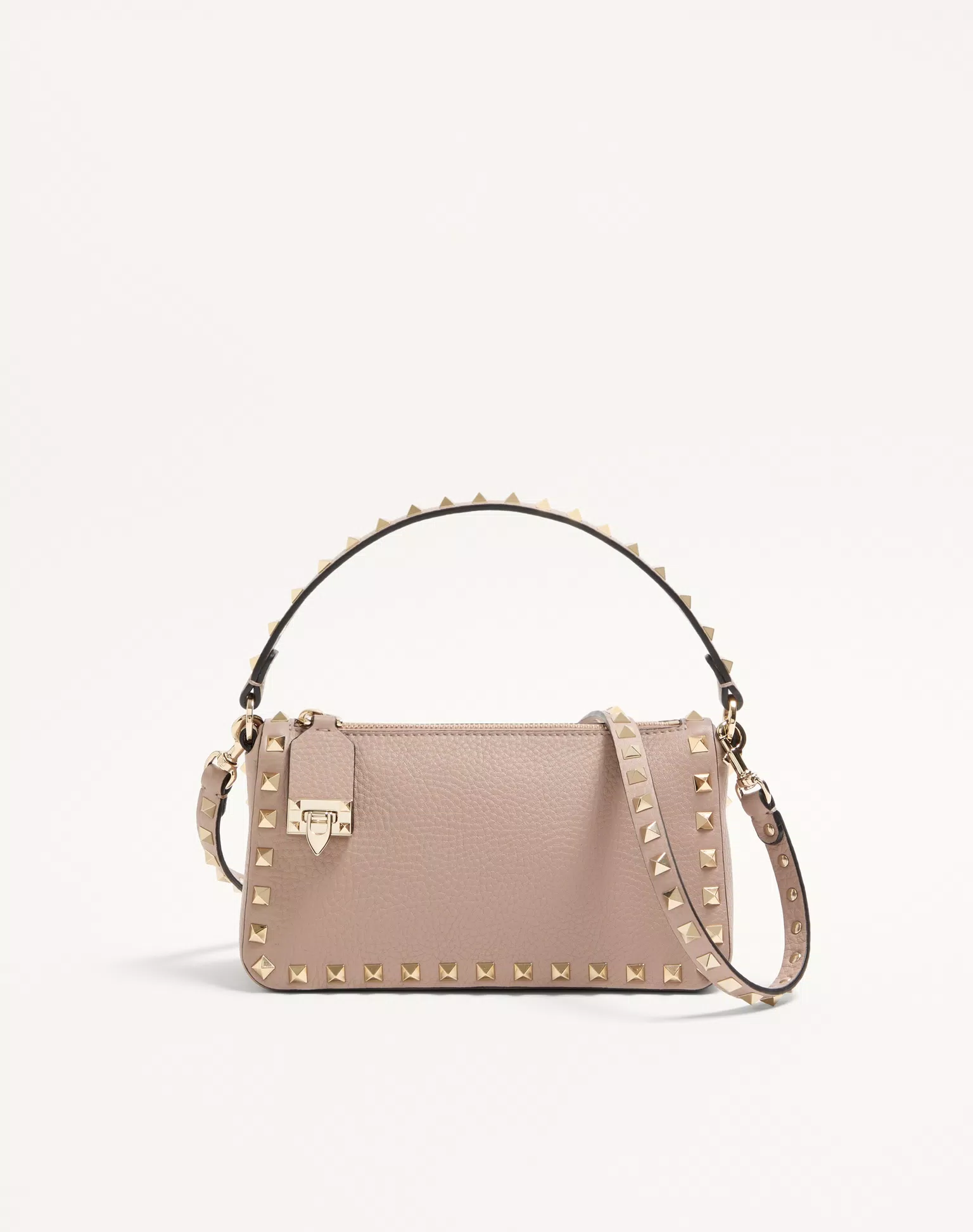 Valentino Small Rockstud Grainy Calfskin Crossbody Bag