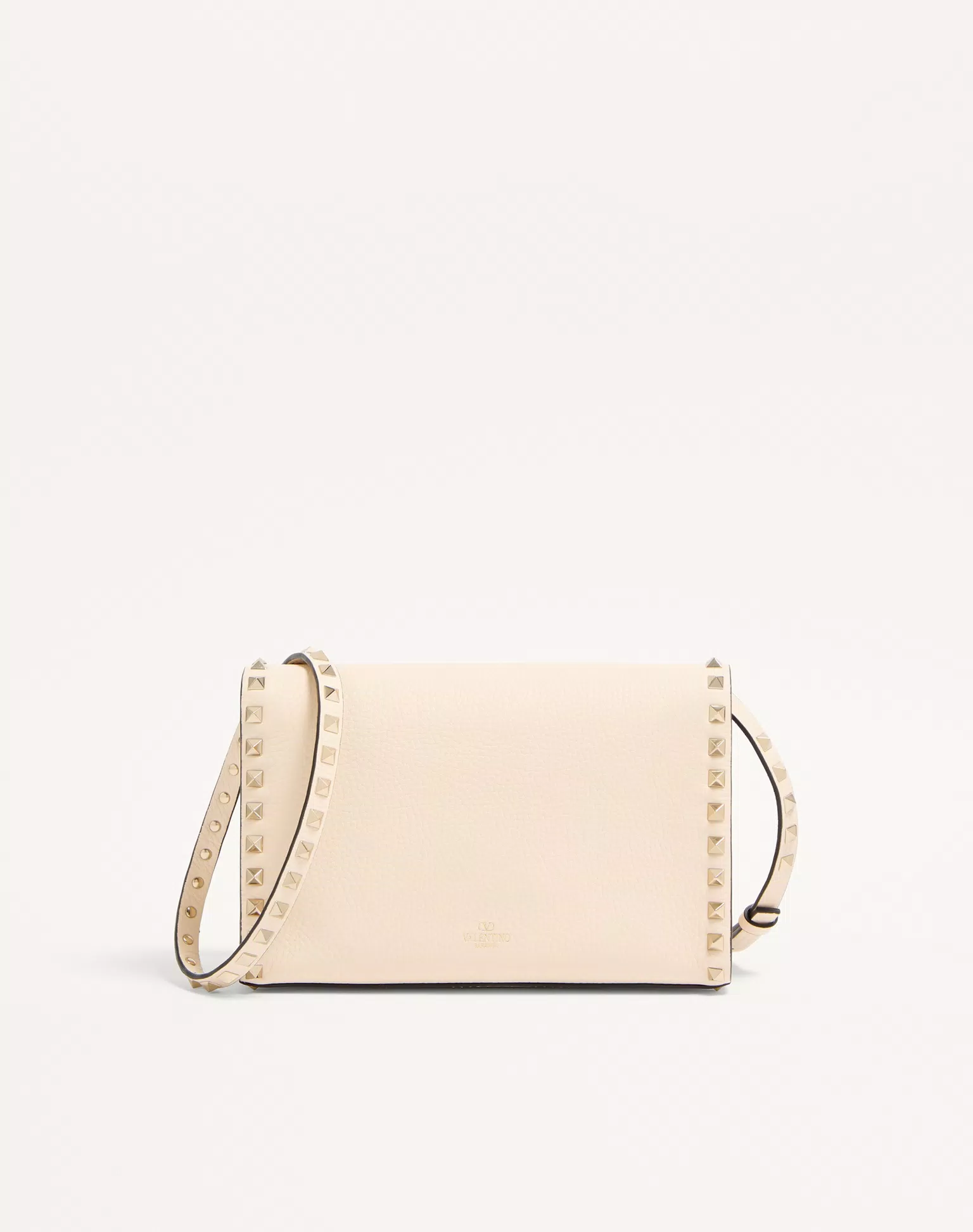 Valentino Small Rockstud Grainy Calfskin Crossbody Bag
