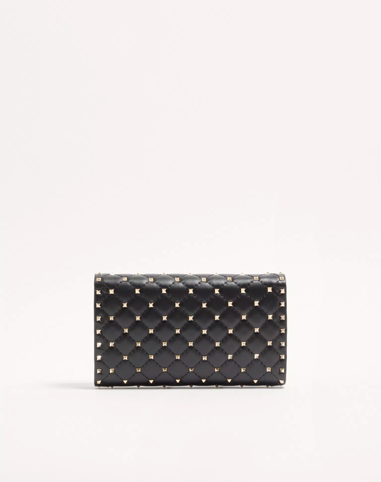 Valentino Rockstud Spike Nappa Leather Crossbody Clutch Bag