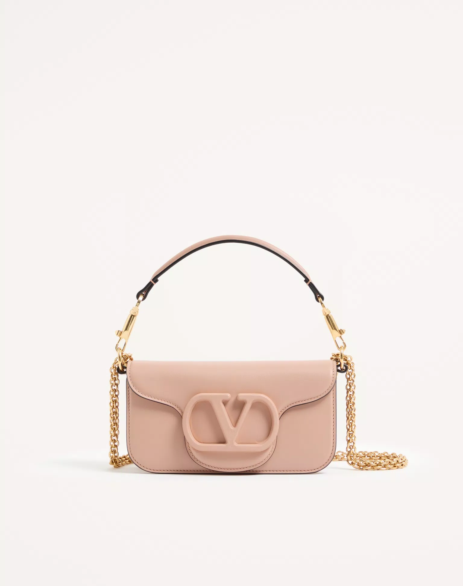 Valentino Garavani Locò Small Shoulder Bag In Calfskin