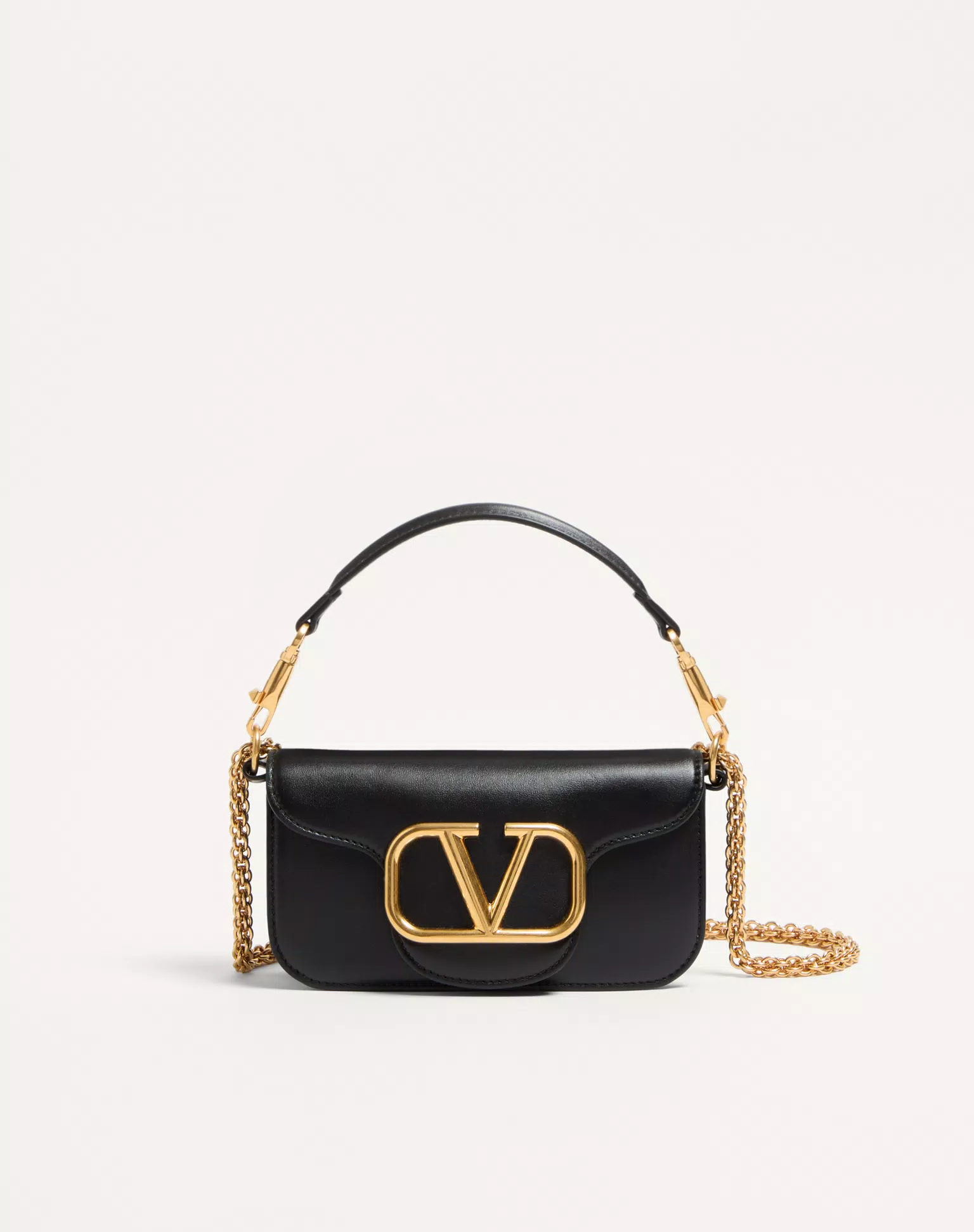 Valentino Garavani Locò Small Shoulder Bag In Calfskin