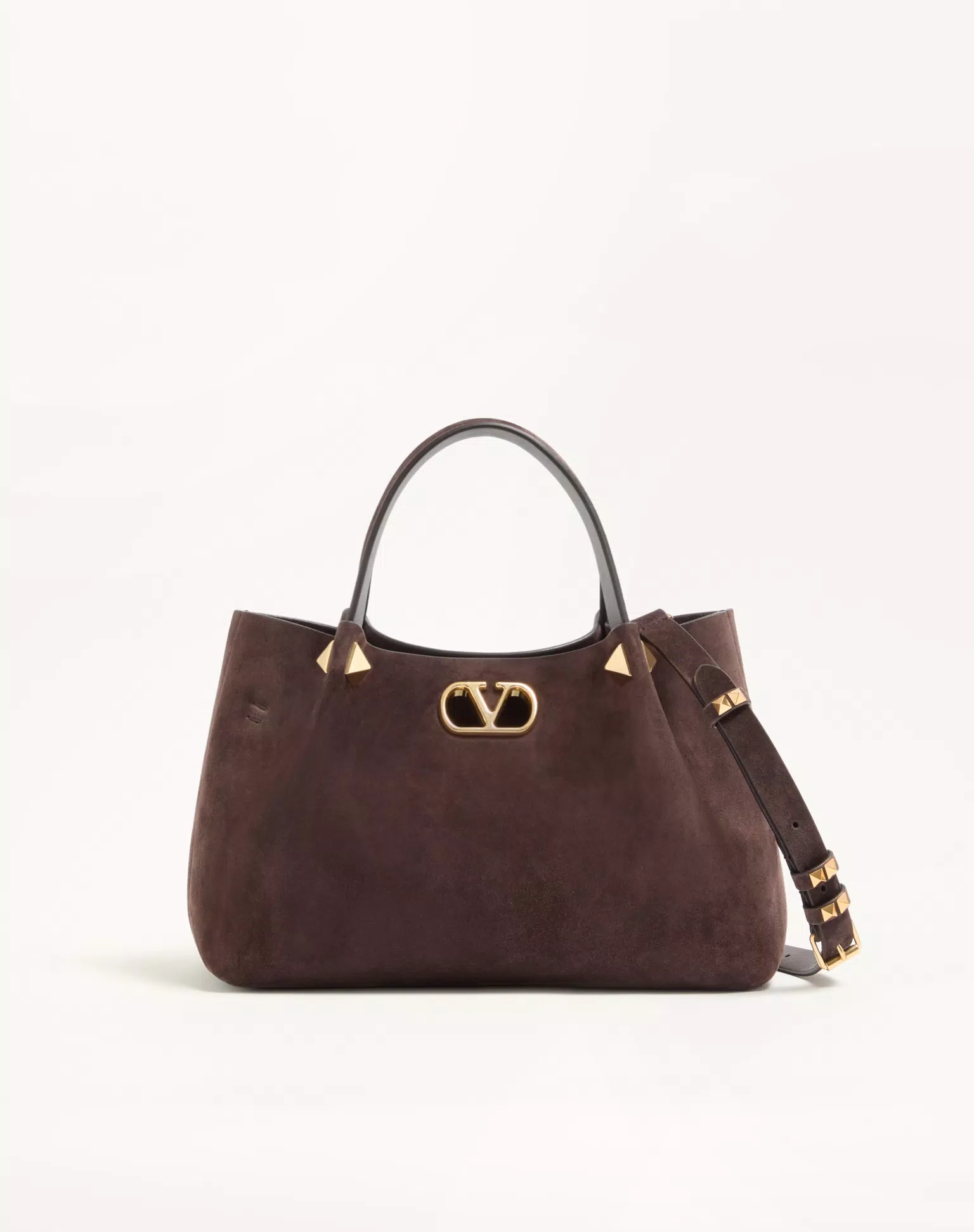 Valentino Garavani Small Shopping Bag in Soft Suede