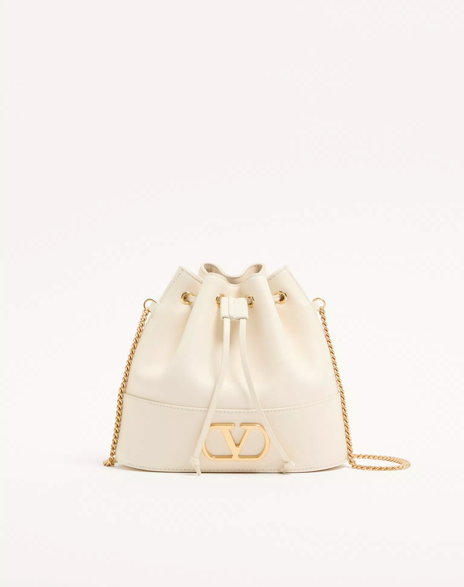 Valentino Mini VLogo Signature Bucket Bag In Nappa Leather