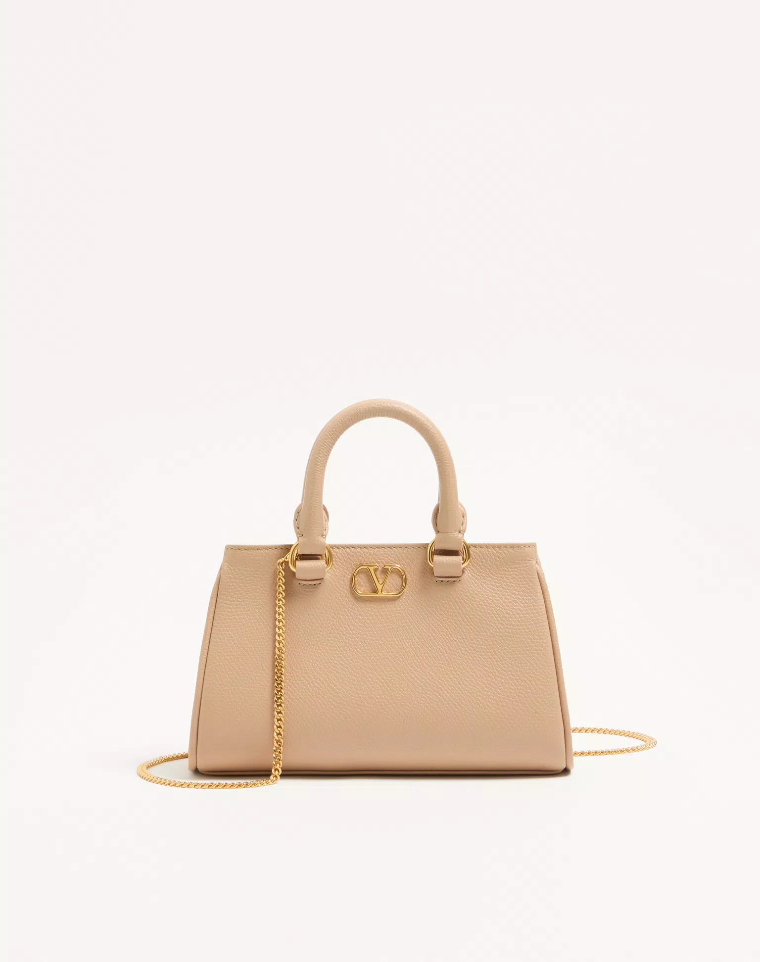 Valentino VLogo Signature Mini Bag In Grainy Calfskin
