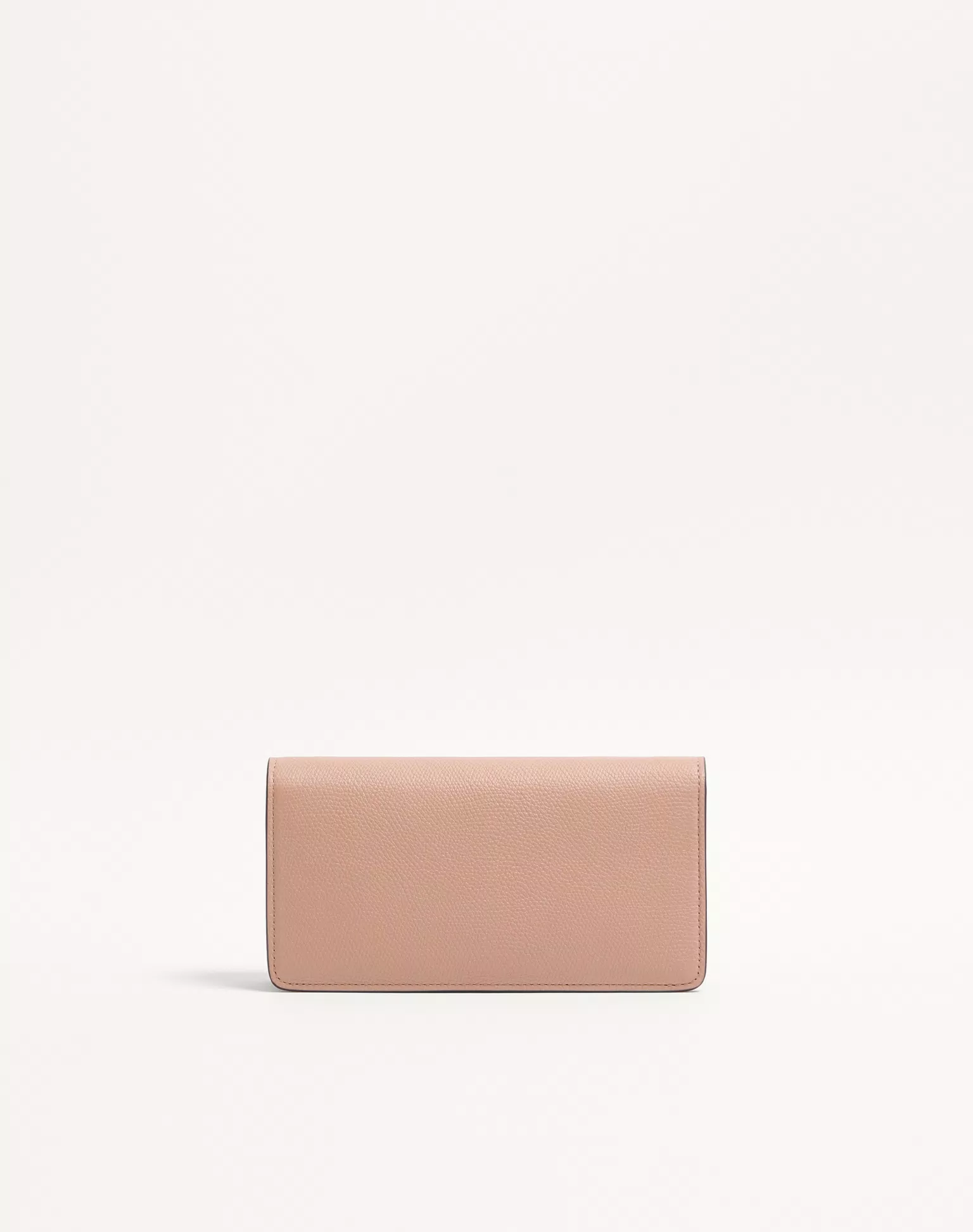 Valentino VLogo Signature Grainy Calfskin Wallet With Chain