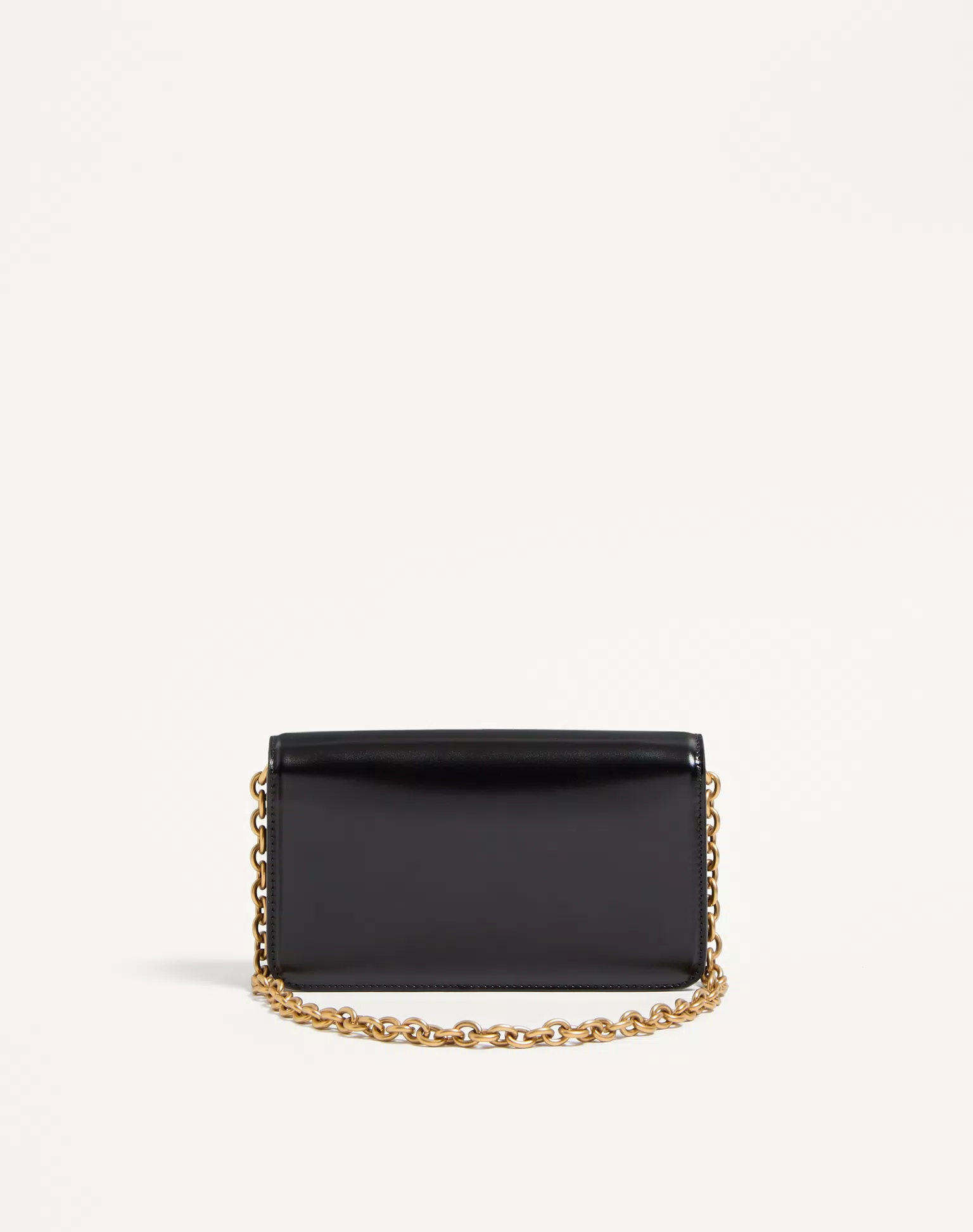Valentino Garavani Vain Clutch Bag In Shiny Calfskin