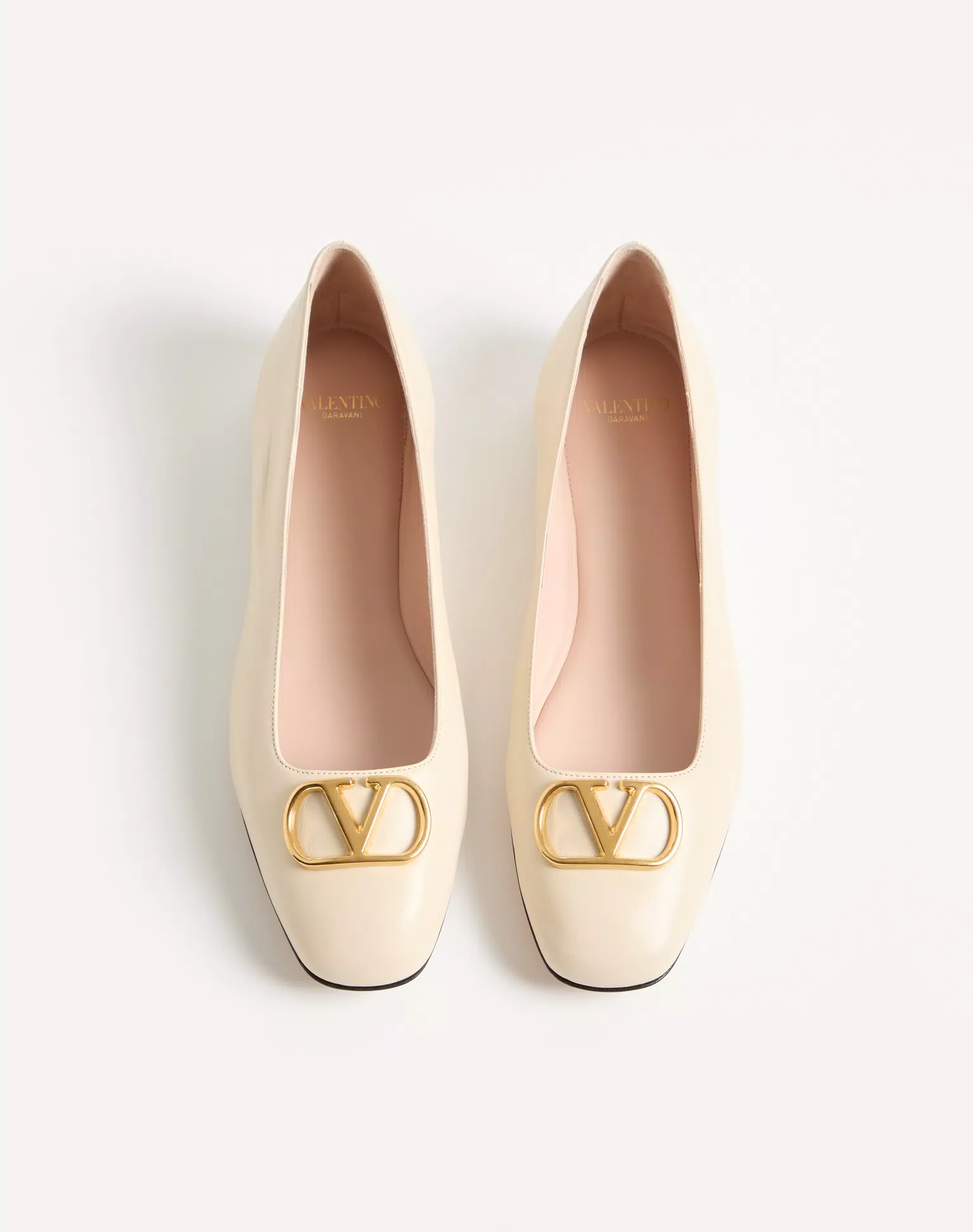Valentino VLogo Signature Ballerina In Nappa