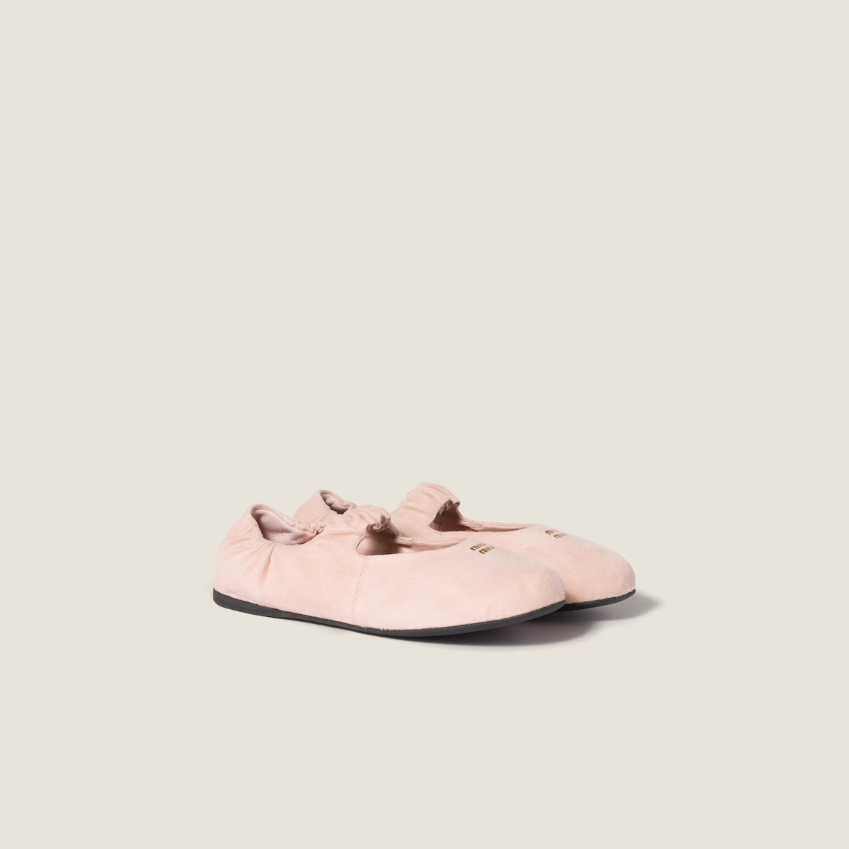 Miu Miu Bailarinas de ante Ruches