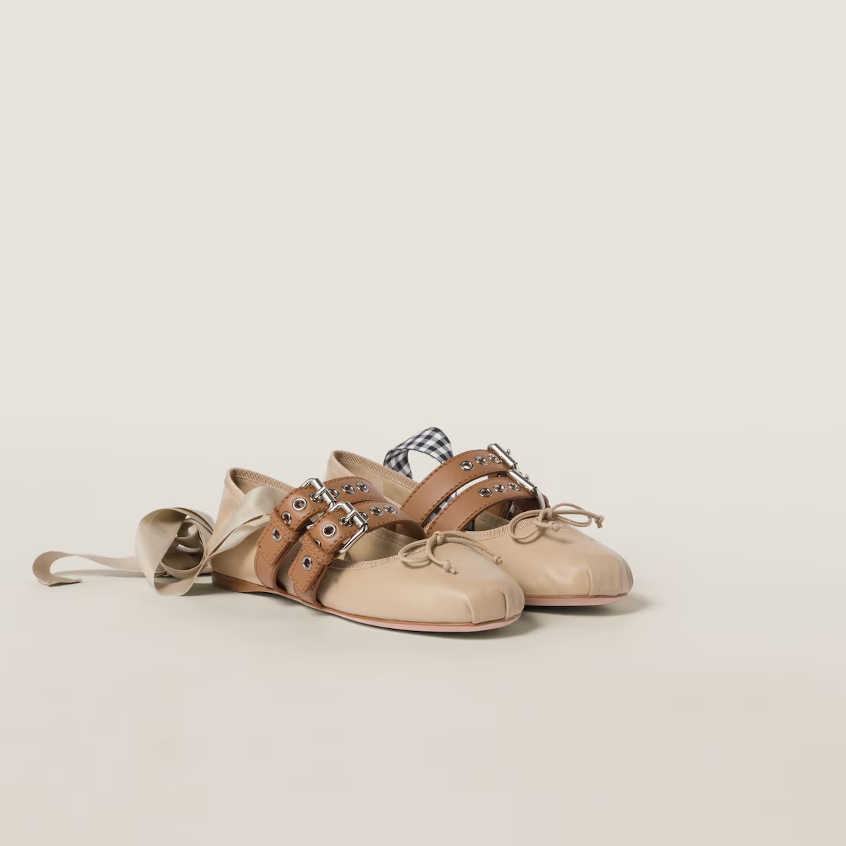 Miu Miu Bailarinas de napa
