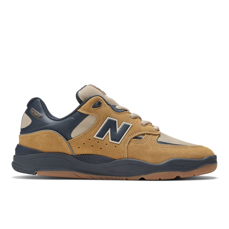 New Balance tenis Numeric "Light Brown/Navy Blue" de x Tiago Lemos | NM1010RF