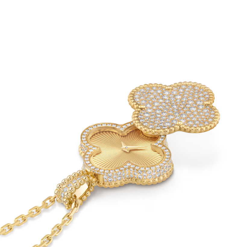 Reloj Van Cleef & Arpels colgante secreto Alhambra