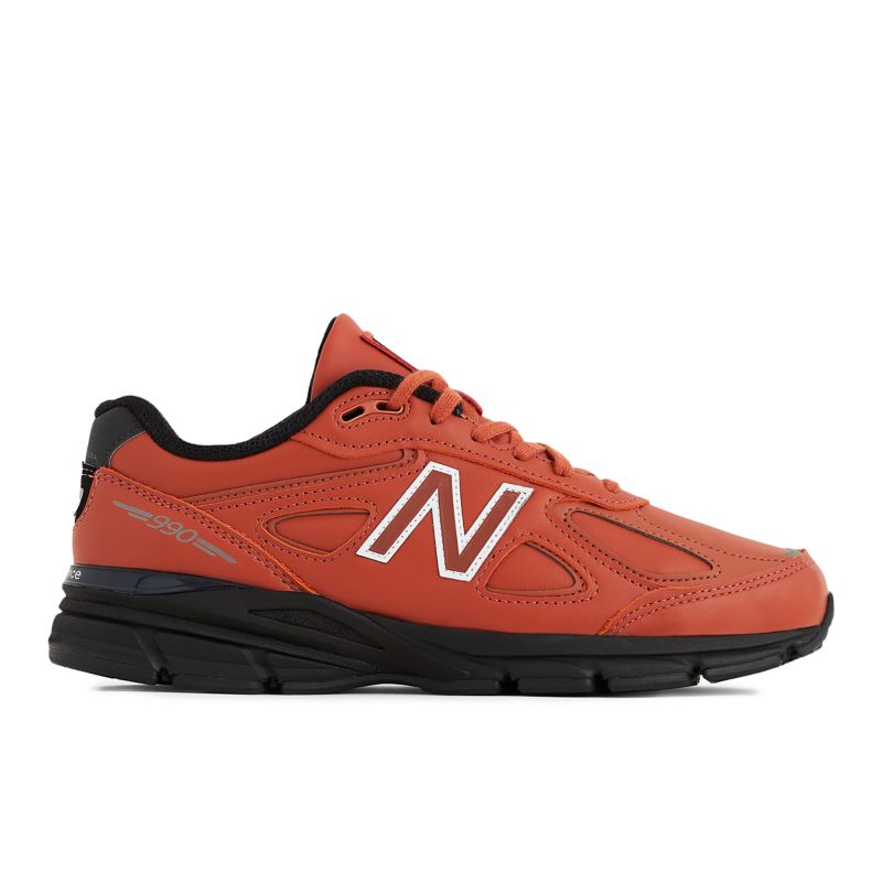New Balance tenis 990v4 Made in USA Mahogany Black de New Balance x Teddy Santis | U990RB4