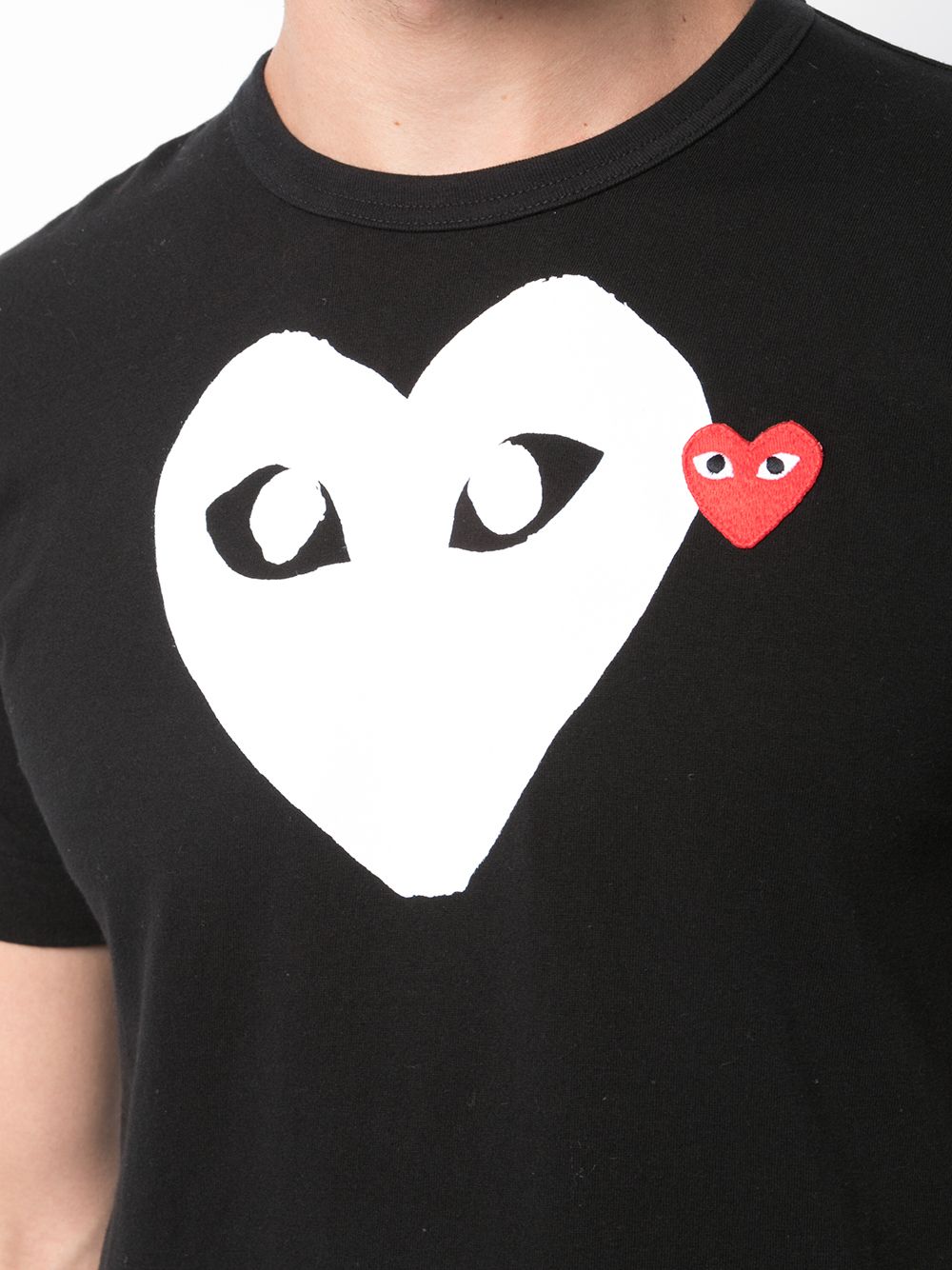 Playera CDG con logo estampado