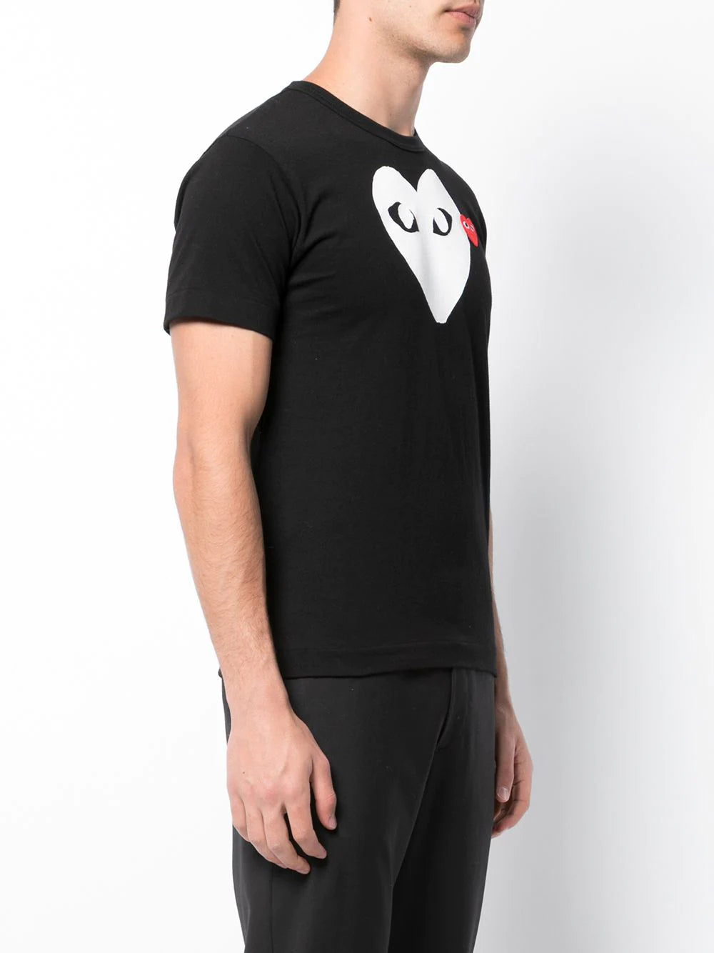 Playera CDG con logo estampado