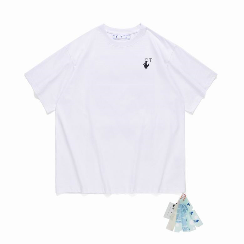 Playera Off-White con logo estampado
