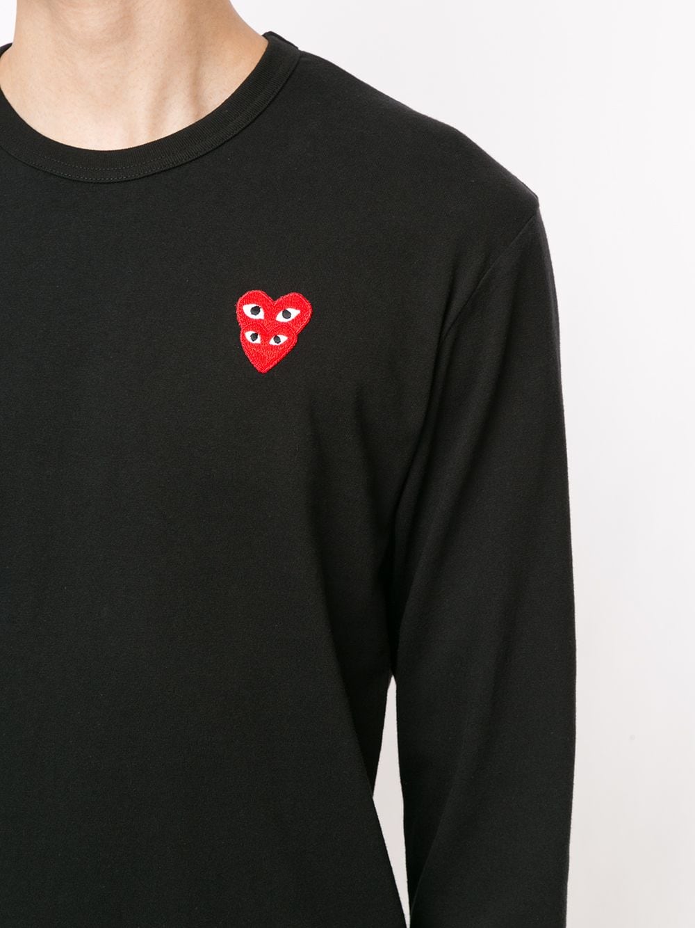 Playera CDG con logo bordado